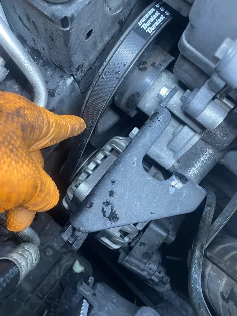 Belt tensioner repair